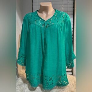 Zac & Rachel Women’s 2X Generous Fit Top